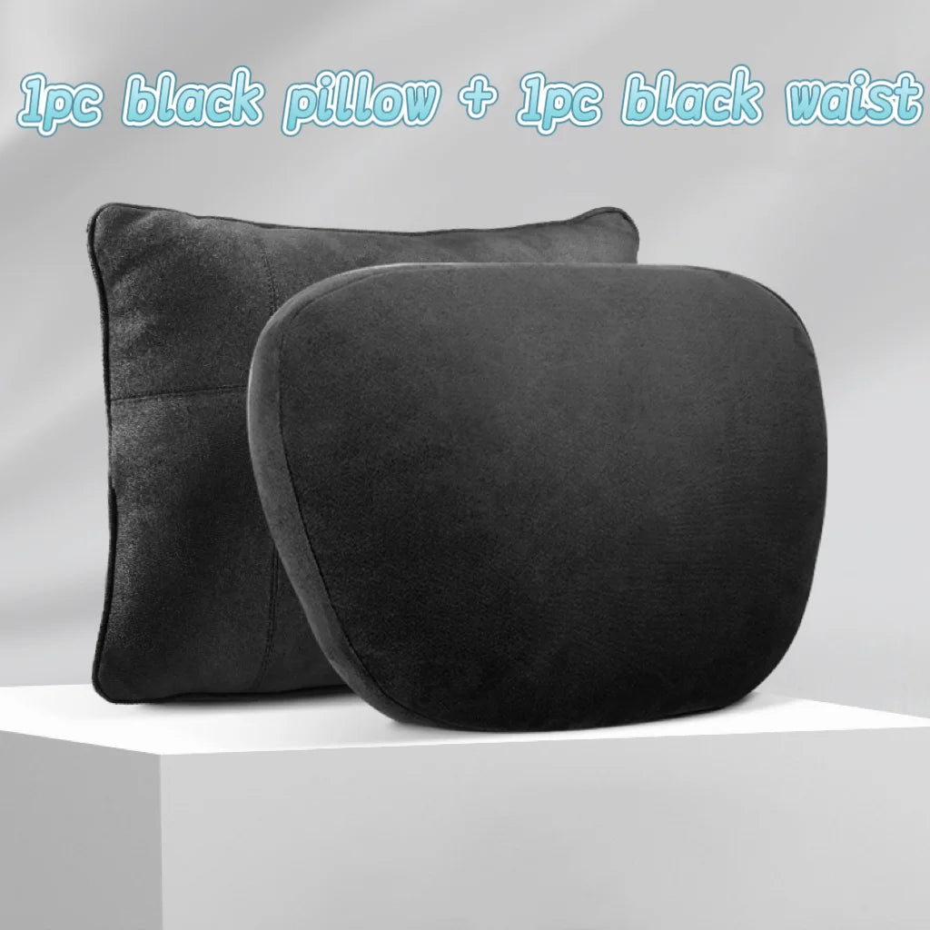 Car Neck Pillow Car Seat Headrest Pillow Auto Memory Cotton Protector Cushion for Universal Car Head Support for Gaming Chair.