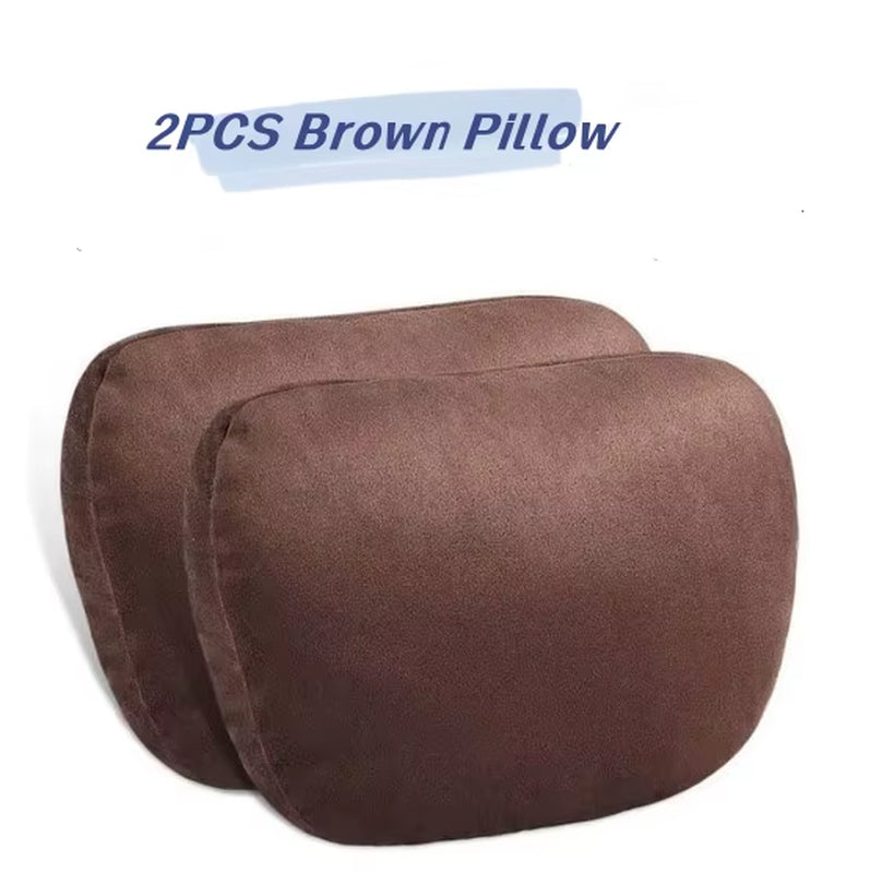 Car Neck Pillow Car Seat Headrest Pillow Auto Memory Cotton Protector Cushion for Universal Car Head Support for Gaming Chair.