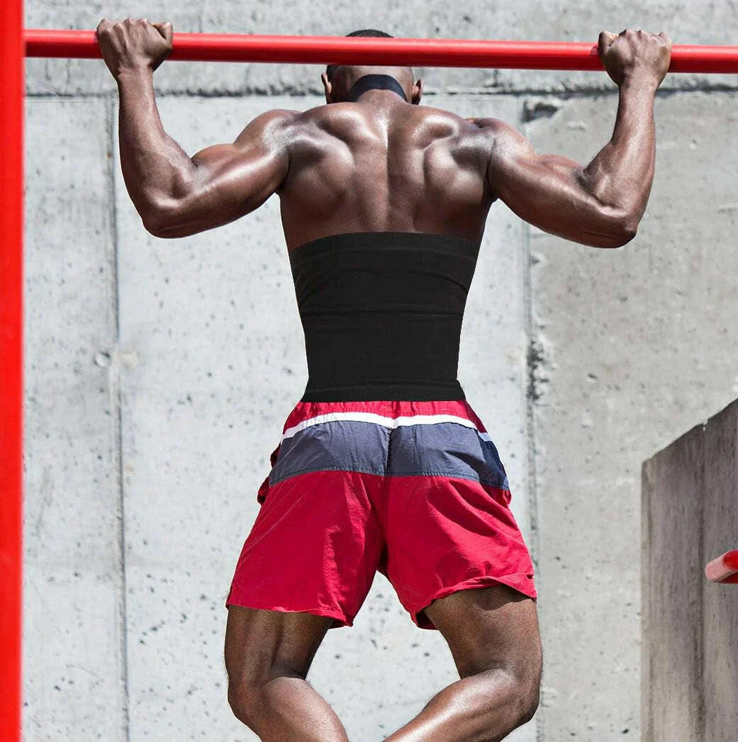 Sauna Waist Trimmer Belt for Men.