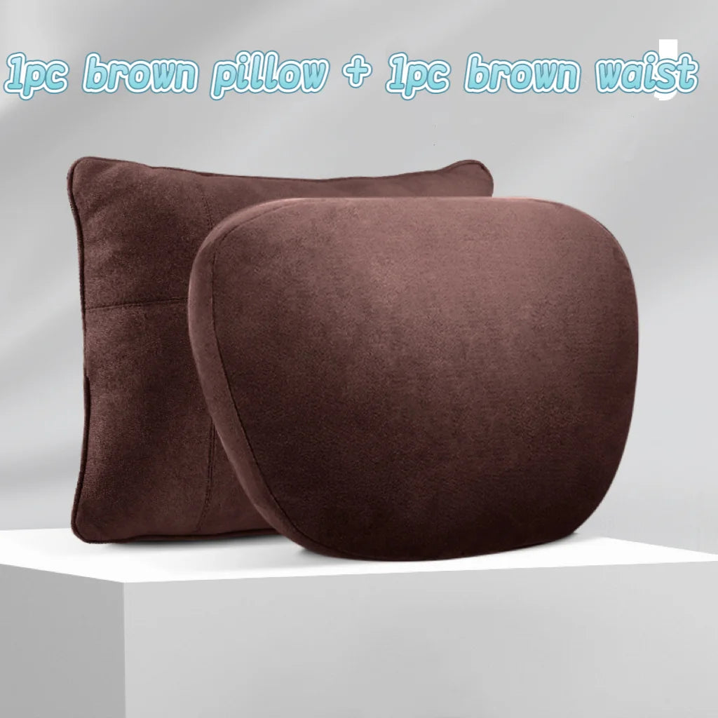 Car Neck Pillow Car Seat Headrest Pillow Auto Memory Cotton Protector Cushion for Universal Car Head Support for Gaming Chair.