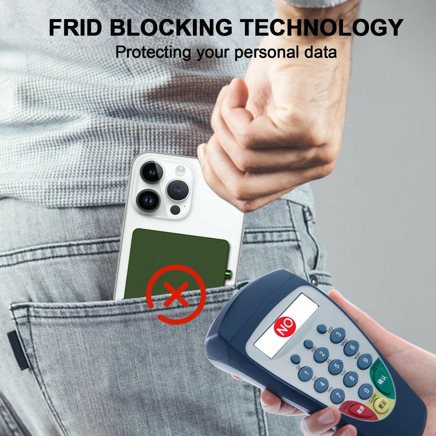 Minimalist Pop up Wallet with Money Clip, All Aluminum Slide Rfid Slim Card Holder.