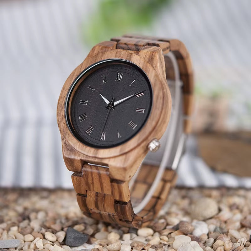 Mens Watches Luxury Brand Top Men Watch Relogio Masculino Wooden Wristwatches Timepieces W-M30 DROP SHIPPING.