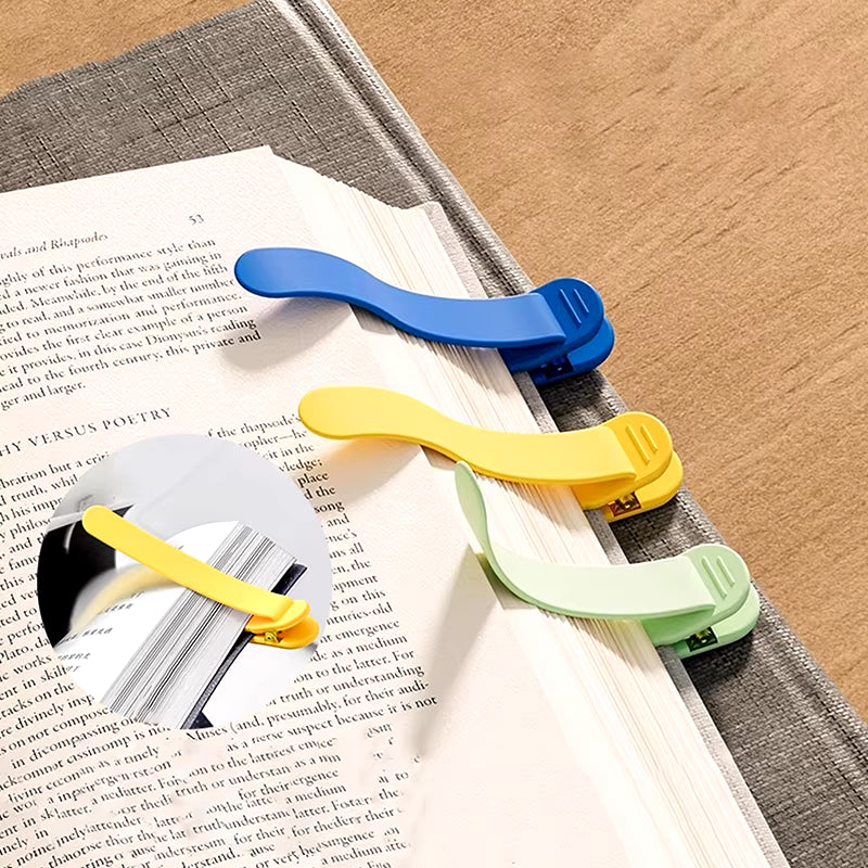 1/3/6Pcs Smart Bookmark Silicone Book Mark Book Spare Parts Accessories Parts for Reading Lovers Bookmarks for Men Women.