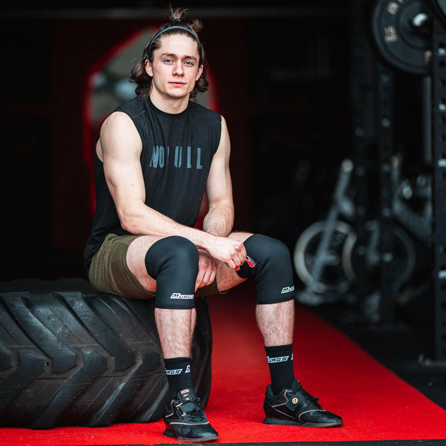 V3 7mm Knee Sleeves - Black (Pair).