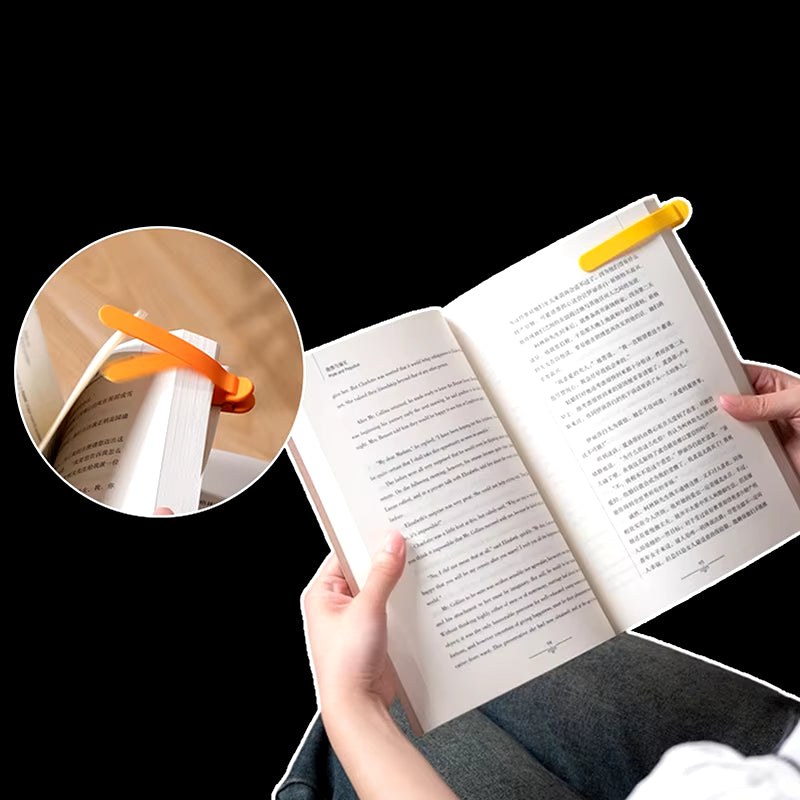 1/3/6Pcs Smart Bookmark Silicone Book Mark Book Spare Parts Accessories Parts for Reading Lovers Bookmarks for Men Women.