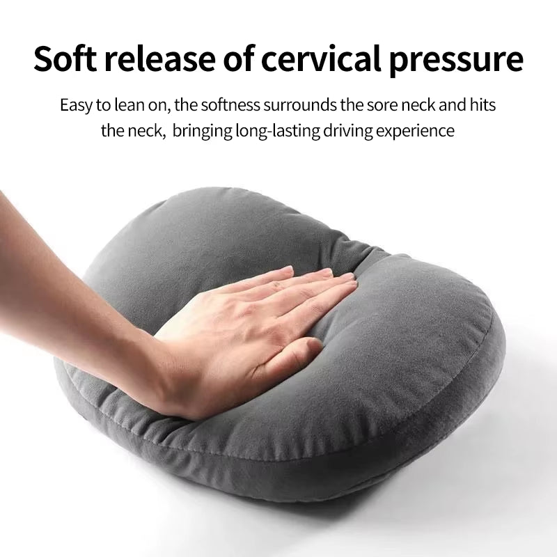 Car Neck Pillow Car Seat Headrest Pillow Auto Memory Cotton Protector Cushion for Universal Car Head Support for Gaming Chair.
