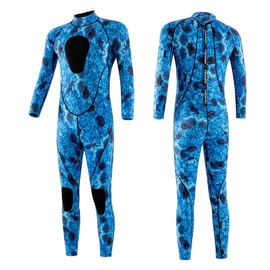 3Mm Spearfishing Wetsuits Neoprene Suits Fishing Diving Surfing Snorkeling Kayaking Camouflage Adult Full Body Thermal Keep Warm