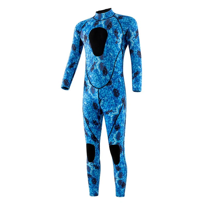3Mm Spearfishing Wetsuits Neoprene Suits Fishing Diving Surfing Snorkeling Kayaking Camouflage Adult Full Body Thermal Keep Warm