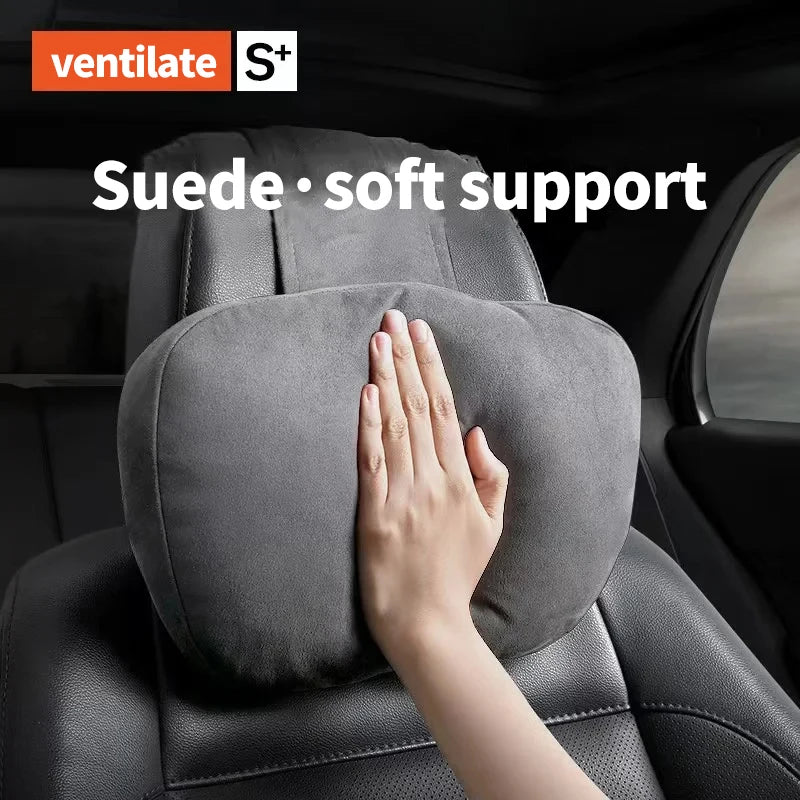 Car Neck Pillow Car Seat Headrest Pillow Auto Memory Cotton Protector Cushion for Universal Car Head Support for Gaming Chair.