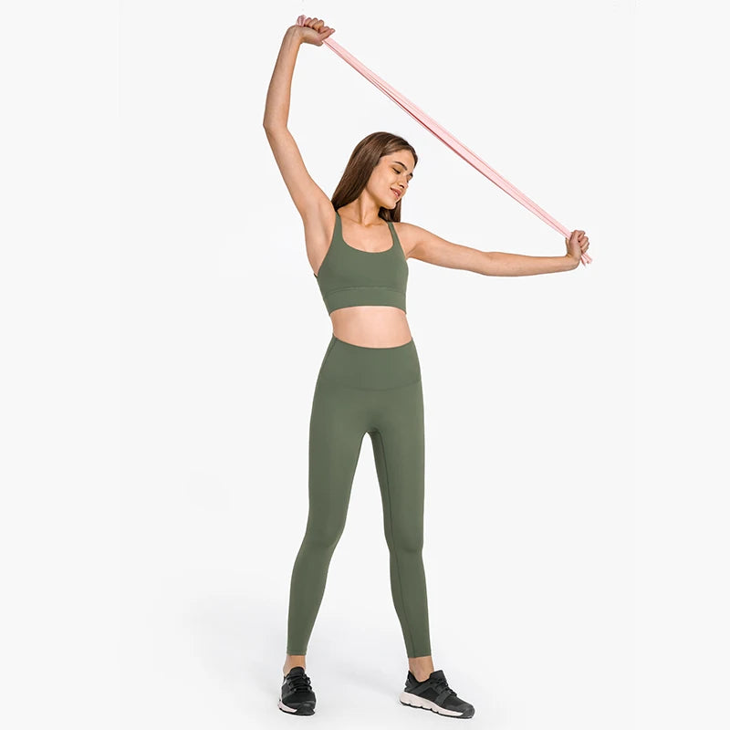 Shockproof Cross Straps Running Gym Sport Bras Top Women Widen Hem Push up Workout Fitness Yoga Crop Tops Brassiere.