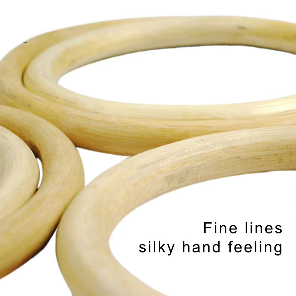 Kung Fu Ring for Hand Wrist Strength Training Traditional Martial Arts Wooden Dummy Wing Chun Rattan Ring.