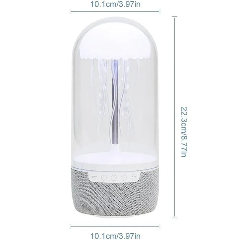 Jellyfish Lamp,With Bluetooth Speaker Dancing Jellyfish Lamp,7Color Atmosphere Jellyfish Desk Lamp,Rechargeable Mood Night Light.