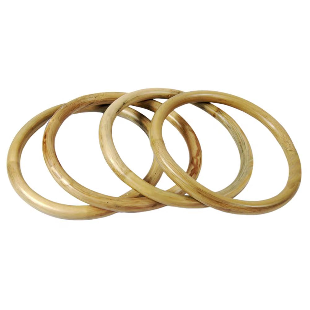 Kung Fu Ring for Hand Wrist Strength Training Traditional Martial Arts Wooden Dummy Wing Chun Rattan Ring.