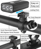 2400 LUMEN FRONT & REAR LIGHT SET/USB POWERBANK
