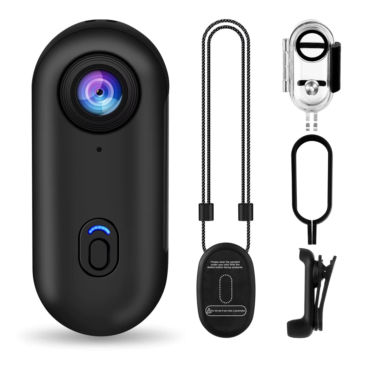 High Quality Mini Vlog 4K HD Digital Camera Wifi Wireless 128GB Pocket Body Cam Hot Selling Portable Action Cam for Sports Video