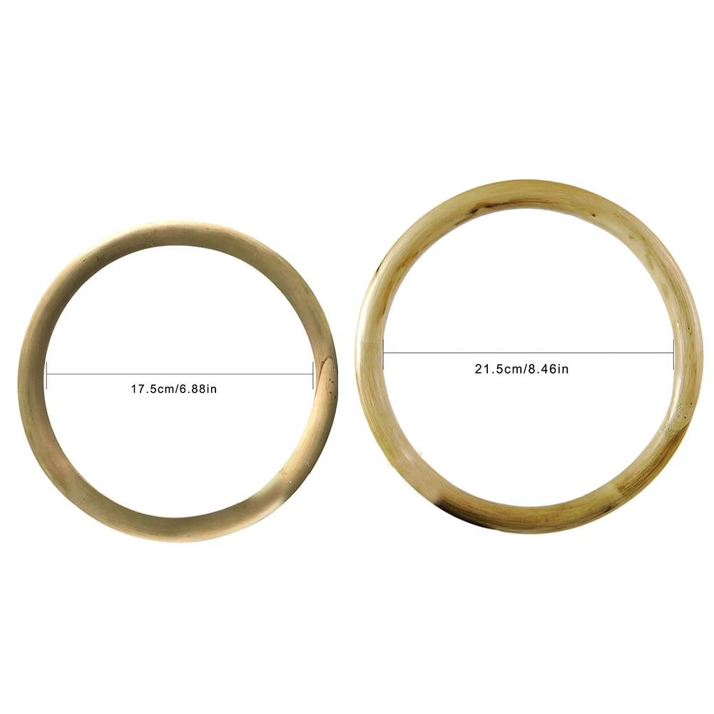 Kung Fu Ring for Hand Wrist Strength Training Traditional Martial Arts Wooden Dummy Wing Chun Rattan Ring.
