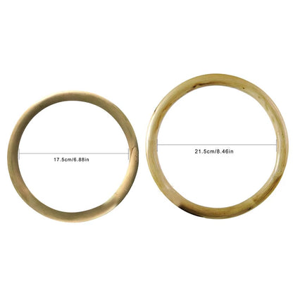 Kung Fu Ring for Hand Wrist Strength Training Traditional Martial Arts Wooden Dummy Wing Chun Rattan Ring.