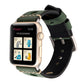 For Apple Watch Series 7 45mm / 6 & SE & 5 & 4 44mm / 42mm 3 & 2 & 1 Retro Hole Genuine Leather Wrist Watch Band, For 42mm