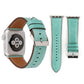 For Apple Watch Series 10 42mm / 9&8&7 41mm / SE 3&SE 2&6&SE&5&4 40mm / 3&2&1 38mm Fresh Style Genuine Leather Watch Band, 38mm