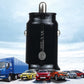 TE-339PD 3.1A PD USB-C / Type-C  USB Interface Mini Fast Charging Car Charger(Black)