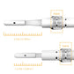 I98 1.3 Million HD Visual Earwax Clean Tool Endoscope Borescope with 6 LEDs, Lens Diameter: 5.5mm (Pink)