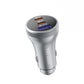 Dual USB C + USB A 3 Port 90W Fast in Car Charger VD-CC012