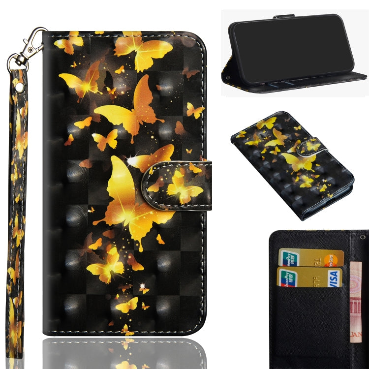 3D Painting Pattern Horizontal Flip TPU + PU Leather Case with Holder & Card Slots & Wallet, For Huawei Honor 8A Pro