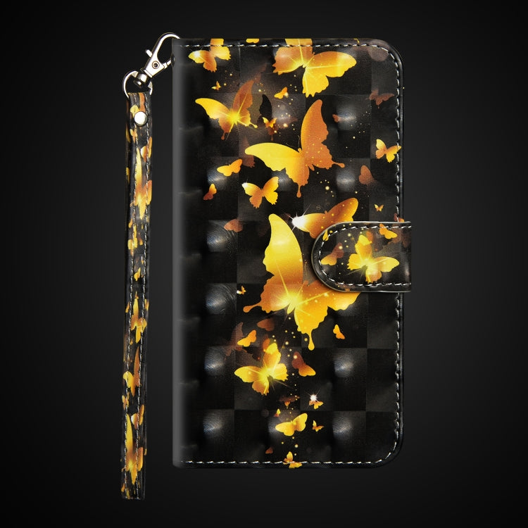 3D Painting Pattern Horizontal Flip TPU + PU Leather Case with Holder & Card Slots & Wallet, For Huawei Honor 8A Pro