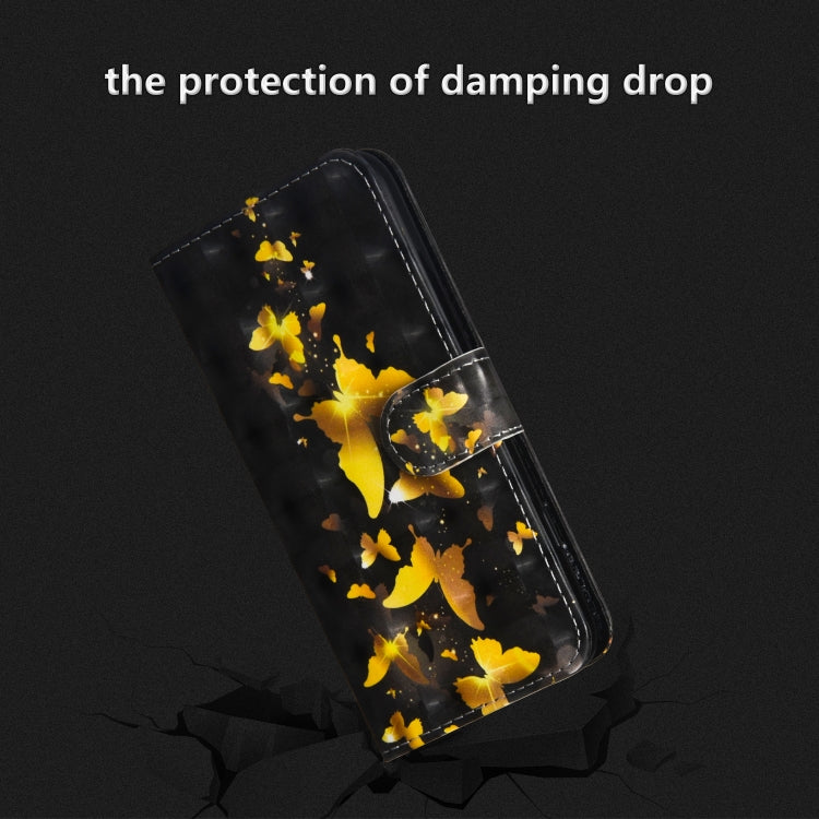 3D Painting Pattern Horizontal Flip TPU + PU Leather Case with Holder & Card Slots & Wallet, For Huawei Honor 8A Pro