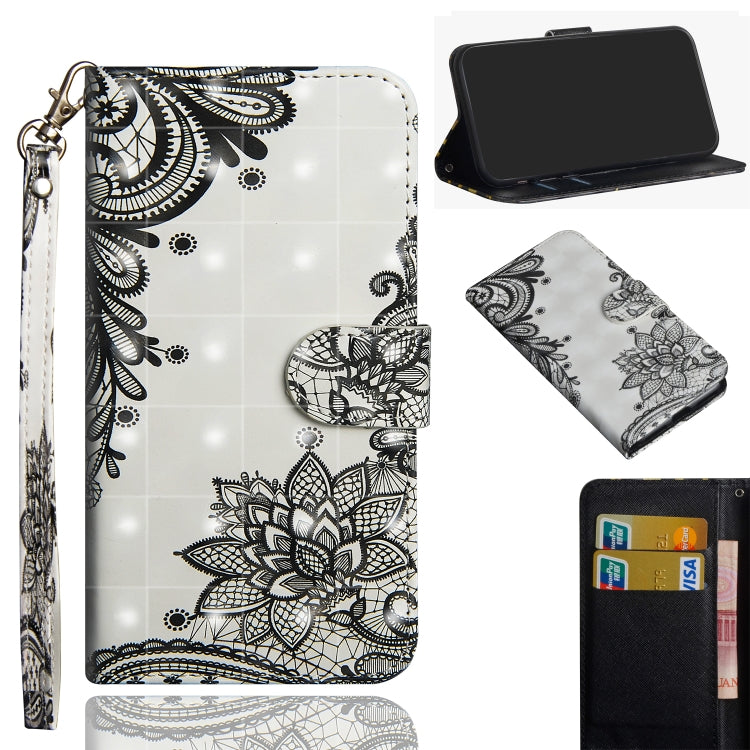 3D Painting Pattern Horizontal Flip TPU + PU Leather Case with Holder & Card Slots & Wallet, For Huawei Honor 8A Pro