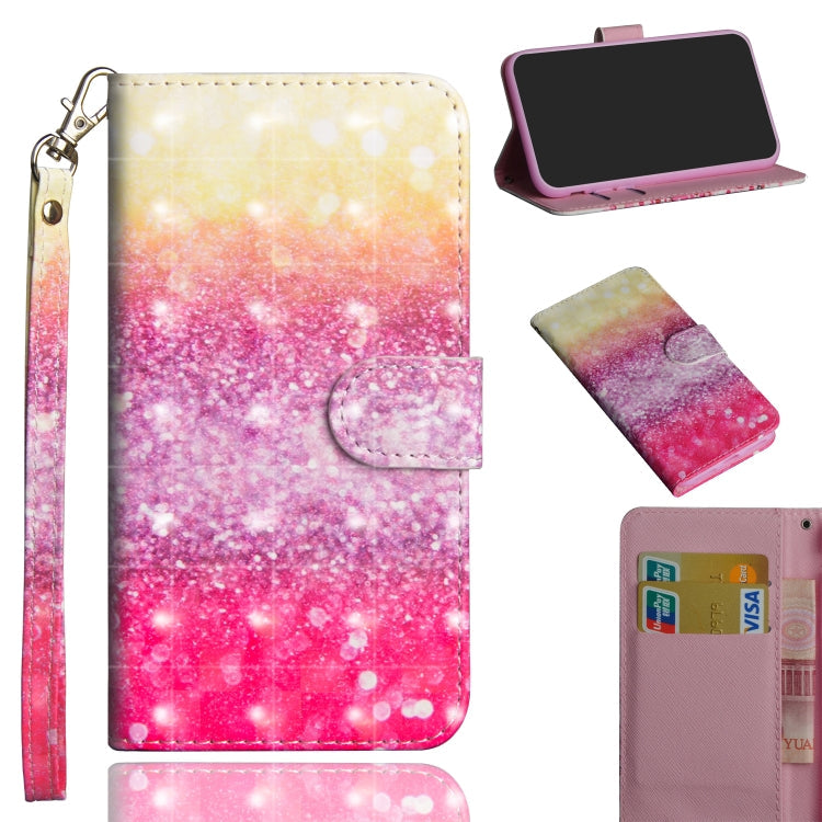 3D Painting Pattern Horizontal Flip TPU + PU Leather Case with Holder & Card Slots & Wallet, For Huawei Honor 8A Pro