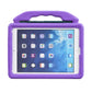 Shockproof EVA Thumb Bumper Case with Handle & Holder for iPad 9.7(Purple)