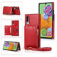 Square Zipper Wallet Bag TPU+PU Back Cover Case with Holder & Card Slots & Wallet & Cross-body Strap, For Samsung Galaxy A90 5G, For Samsung Galaxy Note9, For Samsung Galaxy Note10, For Samsung Galaxy Note10 Pro, For Samsung Galaxy S9                  ...