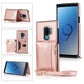 Square Zipper Wallet Bag TPU+PU Back Cover Case with Holder & Card Slots & Wallet & Cross-body Strap, For Samsung Galaxy A90 5G, For Samsung Galaxy Note9, For Samsung Galaxy Note10, For Samsung Galaxy Note10 Pro, For Samsung Galaxy S9                  ...