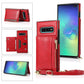 Square Zipper Wallet Bag TPU+PU Back Cover Case with Holder & Card Slots & Wallet & Cross-body Strap, For Samsung Galaxy A90 5G, For Samsung Galaxy Note9, For Samsung Galaxy Note10, For Samsung Galaxy Note10 Pro, For Samsung Galaxy S9                  ...