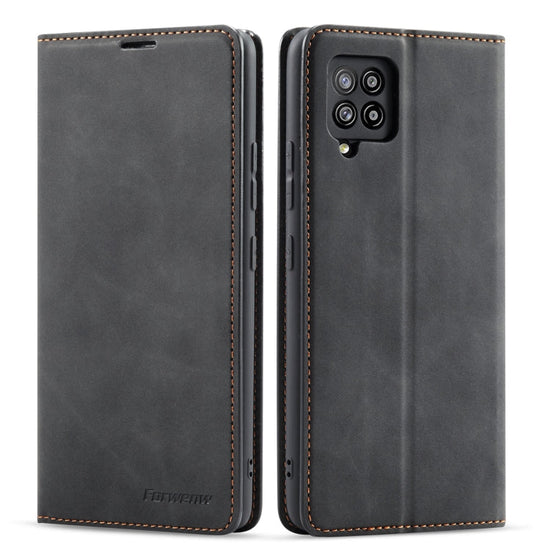 Forwenw Dream Series Oil Edge Strong Magnetism Horizontal Flip Leather Case with Holder & Card Slots & Wallet & Photo Frame, For Samsung Galaxy A42 5G