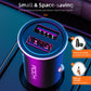 ROCK H11 4.8A 24W Mini Dual USB Car Charger(Black)