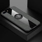XINLI Stitching Cloth Textue Shockproof TPU Protective Case with Ring Holder, For iPhone 8 / 7, For iPhone 8 Plus / 7 Plus, For iPhone X / XS, For iPhone XR