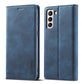 LC.IMEEKE Strong Magnetism Ultra-thin Horizontal Flip Matte TPU + PU Leather Case with Holder & Card Slots & Wallet, For Samsung Galaxy S21 5G, For Samsung Galaxy S21+ 5G, For Samsung Galaxy S21 Ultra 5G