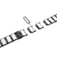 Stainless Steel Diamond Encrusted Replacement Watchbands, For Samsung Galaxy Watch 3 45mm, For Samsung Galaxy Watch Active2 44mm / Watch Active2 40mm / Watch Active, For Samsung Galaxy Watch 3 41mm