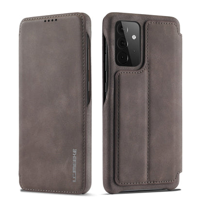 LC.IMEEKE Hon Ancient Series Horizontal Flip Leather Case with Holder & Card Slot, For Samsung Galaxy A52 5G / 4G, For Samsung Galaxy A12 5G, For Samsung Galaxy A72 5G / 4G, For Samsung Galaxy S20 FE, For Samsung Galaxy A72 5G / 4G5G                   ...
