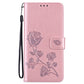 Rose Embossed Horizontal Flip PU Leather Case with Holder & Card Slots & Wallet, For Huawei Honor 10X Lite, For Huawei P smart 2021
