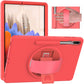 360 Degree Rotation PC + TPU Protective Case with Holder & Hand-strap & Pen Slot, For Samsung Galaxy Tab S8+ / Tab S8 Plus /  Tab S7 FE / Tab S7+ SM-T970
