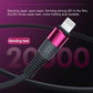 TOTUDESIGN BL-013 Dyson Series 5A USB to USB-C / Type-C Silicone Fast Data Cable, Length: 1.2m(Purple Red)