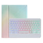 B011S Splittable Backlight Bluetooth Keyboard Leather Case with Triangle Holder & Pen Slot, For iPad 9.7 2018 & 2017 / Pro 9.7 / Air 2, For iPad 10.2 2020 & 2019 / Pro 10.5 inch / Air 3 10.5 inch                                                         ...