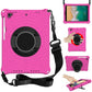 Spider King EVA Protective Case with Adjustable Shoulder Strap & Holder & Pen Slot, For iPad 9.7 2018 & 2017 / Pro 9.7 / Air 2 / Air, For iPad 10.2 2021 / 2020 / 2019, For iPad Pro 10.5 inch 2017 / Air 3 10.5 inch                                       ...