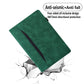 Business Leather Case for iPad 9.7/Pro 9.7/Air 2 with Holder, Card Slots, Photo Frame, Sleep/Wake Function (Green)