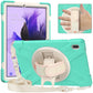 Silicone + PC Protective Case with Holder & Shoulder Strap, For Samsung Galaxy Tab S7 FE 5G 12.4 T730, For Samsung Galaxy Tab S7 FE T730 / S7+ / S9+ /S8+