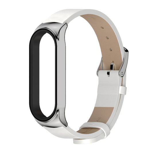 For Xiaomi Mi Band 6 / 5 / 4 / 3 CS Microfiber Leather Replacement Watchband