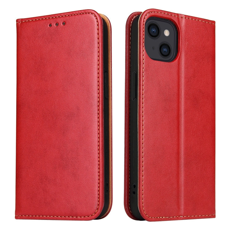 Fierre Shann PU Leather Texture Horizontal Flip Leather Case with Holder & Card Slots & Wallet, For iPhone 13 Pro Max, For iPhone 13 Pro, For iPhone 13 mini, For iPhone 13
